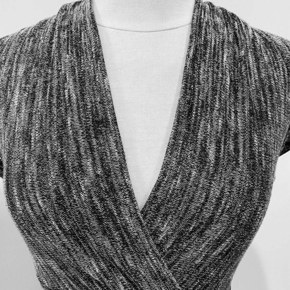 ANTHROPOLOGIE Maeve Cinched Surplice Knit Dress - Picture 4 of 8